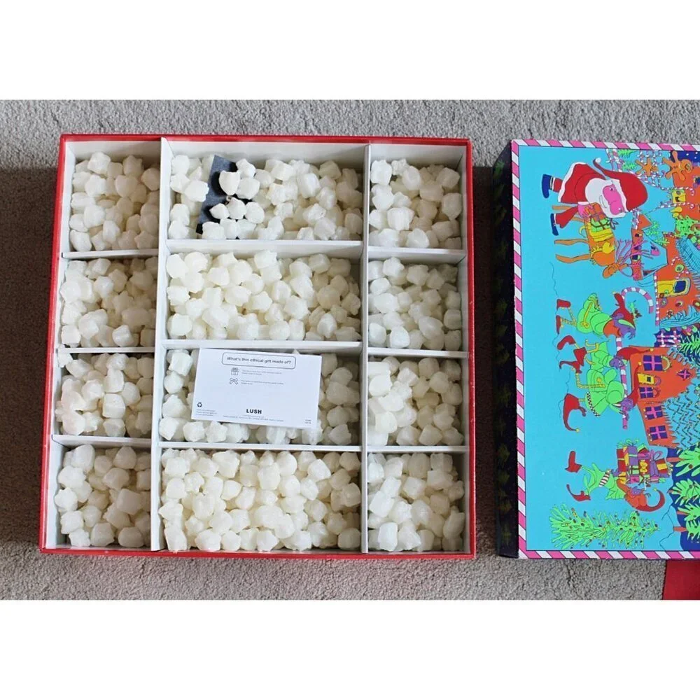 Lush Cosmetics - 2x EMPTY BOXES - Advent Calendar, Large Box